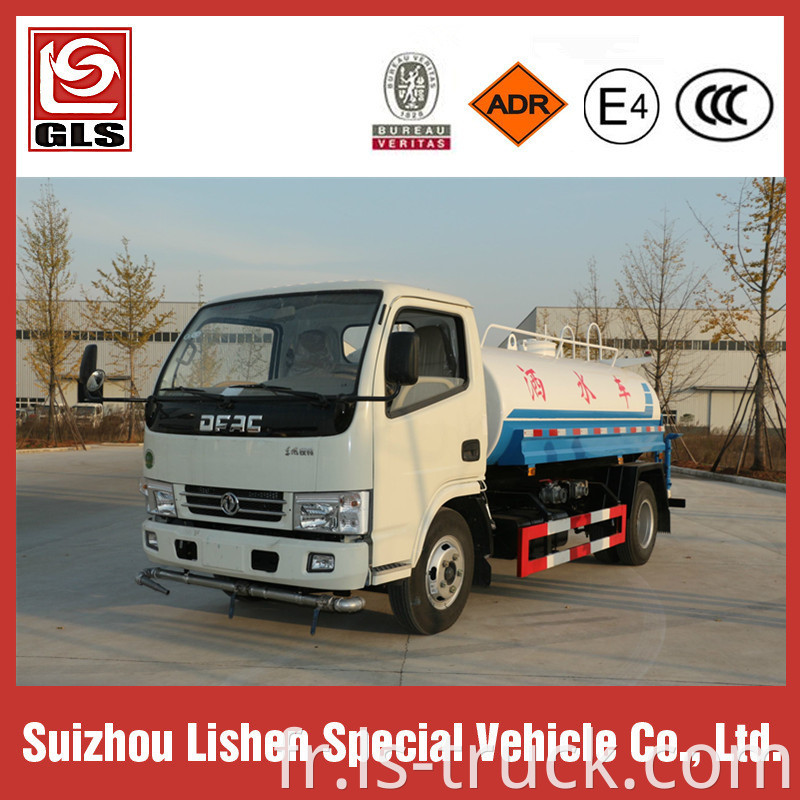 5000 Liter Dongfeng Water Tanker Truck